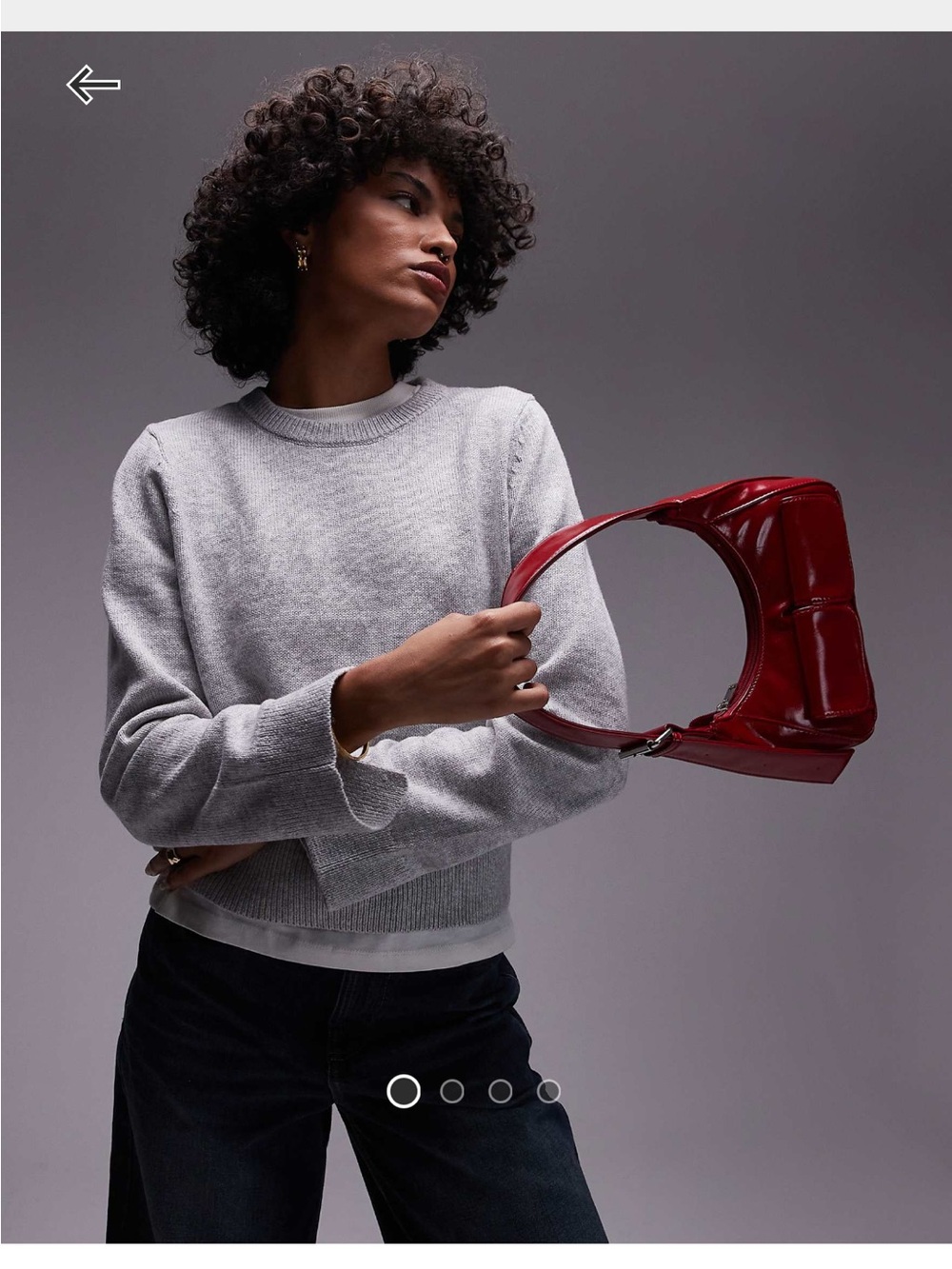 Selected Femme Crew Knit Sweater - Size M